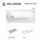 Ванна акриловая Helmken Tressa 754073D1S0 170 x 75 комплект 3 в 1 цвет белый/серый