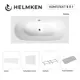 Ванна акриловая Helmken Vienna 175E79T259 170 x 75 комплект 5 в 1 цвет белый/серый