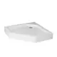 Душевой поддон Damixa DX35WT-405-090MT 90х90 1/4 круга низкий с сифоном, с каркасом цвет белый
