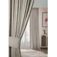 Комплект штор на шторной ленте блэкаут Colore Caldo 6054-1/Бежевый, 300x300 см