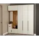 Комплект мебели для прихожей Ивару Стефани 1 80x190x40 см ЛДСП цвет дуб крафт золотой/софт белый