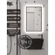 Зеркало для ванной Alias В раме для ванной qvr1006025b с подсветкой 60x100см