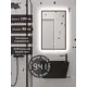 Зеркало для ванной Alias В раме для ванной qvr1008025b с подсветкой 80x100см