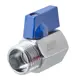 Кран шаровой прямой MPF DN15 PN16 1/2" ВР/НР ручка флажок латунь