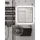 Зеркало для ванной Alias В раме для ванной qvr909025b с подсветкой 90x90см