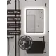 Зеркало для ванной Alias В раме для ванной qvr706025b с подсветкой 60x70см