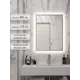 Зеркало для ванной Alias В раме для ванной qvr80502s с подсветкой 50x80см