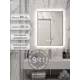 Зеркало для ванной Alias В раме для ванной qvr806025s с подсветкой 60x80см