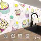 Стеновая панель Фартукофф ФФ - 101 300x60x0.15 см ПВХ цвет розовый/голубой