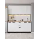 Кухонный гарнитур Дсв мебель Орбита 180x153.2x82.8 см ЛДСП цвет белый