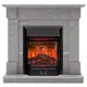 Каминокомплект Realflame Andrea Std Gr-F716 с очагом Majestic Lux Bl 750Вт мрамор серый