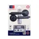 Комплект ручек с защелкой без запирания Punto LM/A SET45R.TL54.SERENITY/HD BL-24 черный