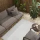 Циновка Дели 120x170 см полипропилен 84216_53311 цвет бирюзовый