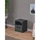 Тумба прикроватная Сима-ленд 40x46x37 см 1 ящик ЛДСП цвет серый графит