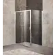 Душевой уголок Belbagno UNIQUE-AH-1-100/115-100-C-Cr прямоугольник 100x100см хромированный профиль эффект стекла прозрачный