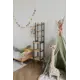 Стеллаж деревянный Pine узкий 34x180x33 см берёза цвет графит