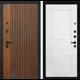Входная дверь Labirintdoors Шторм П-03 правый 205x96см белый софт/дуб кантри темный