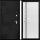 Входная дверь Labirintdoors Пазл П-22 левый 205x96см белый софт/лофт черный