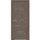 Дверь межкомнатная Uberture Uniline light soft touch 30032 остеклённая 200x80см пленка ПВХ цвет софт тортора без замка и петель