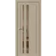 Дверь межкомнатная Uberture Uniline light soft touch 30008 остеклённая 200x60см пленка ПВХ цвет софт кремовый без замка и петель