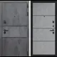 Входная дверь Labirintdoors Инфинити П-25 правый 205x88см бетон светлый/бетон темный