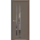 Дверь межкомнатная Uberture Uniline light soft touch 30008 остеклённая 200x90см пленка ПВХ цвет софт тортора без замка и петель