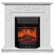 Каминокомплект REALFLAME DOMINICA STD/EUG WT + Majestic Lux BL цвет Белый матовый