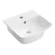 Раковина накладная подвесная Lavinia Boho Bathroom Sink 35x36 20219950R в комплекте для ванной комнаты цвет матовый белый