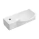Раковина накладная подвесная Lavinia Boho Bathroom Sink 45x24 20219626R в комплекте для ванной комнаты цвет матовый черный