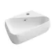 Раковина накладная подвесная Lavinia Boho Bathroom Sink 44x27 20219896R в комплекте для ванной комнаты цвет матовый черный