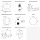Раковина накладная для ванной Lavinia Boho Bathroom Sink 68x36 20219511R в комплекте: донный клапан, сифон, смеситель, вентили, зеркало цвет золото