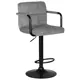Стул барный Dobrin Kruger arm black 51x113 см цвет серый