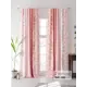 Комплект штор на шторной ленте AT Home Климерис 150x260 см цвет коралл