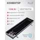 Конвектор внутрипольный KVZ 360-80 1800x360x80 мм биметалл черный