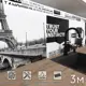Стеновая панель матовая Фартукофф ФФ - 116 300x60x0.15 см ПВХ цвет белый/черный