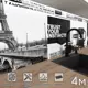 Стеновая панель матовая Фартукофф ФФ - 116 400x60x0.15 см ПВХ цвет белый/черный