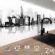Стеновая панель Фартукофф ФФ - 117 200x60x0.15 см ПВХ цвет белый/черный