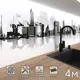 Стеновая панель матовая Фартукофф ФФ - 117 400x60x0.15 см ПВХ цвет белый/черный