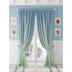 Комплект штор At home Базовая коллекция AT980792 на шторной ленте 280x220 см цвет зеленый