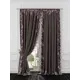 Комплект штор At home Базовая коллекция AT980347 на шторной ленте 280x220 см цвет коричневый