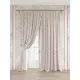 Комплект штор At home Базовая коллекция AT980227 на шторной ленте 280x220 см цвет красный