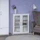 Витрина Шведский Стандарт Сириус 2 двери со стеклом 2.02.03.360.1 78.20x94.60x41.20 см ЛДСП цвет белый