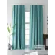Комплект штор At home Базовая коллекция AT526091 на шторной ленте 260x150 см цвет бирюзовый