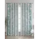 Комплект штор At home Базовая коллекция AT600107 на шторной ленте 260x150 см цвет бирюзовый