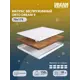 Матрас Dreamexpert Orto Dream 9 DEXDE7633034 70x175x10 см беспружинный 1-спальный