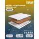Матрас Dreamexpert Orto Dream 9 DEXDE7633416 145x175x10 см беспружинный 1.5-спальный