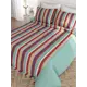 Комплект штор At home Базовая коллекция AT980738 на шторной ленте 280x220 см цвет бирюзовый