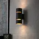 Настенный светильник Kreaforta Suleya теплый белый свет цвет черный