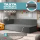Кровать Ami Онтарио темно-серый 104 x 77 x 212 см лдсп цвет темно-серый