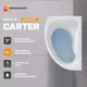Прямоугольная ванна Moduleasy PALMER 01кар1610л акрил 150x104см